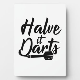 Halve It Darts Plaque