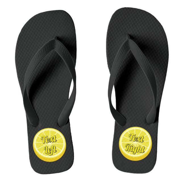 Halve Lemon Jandals (Footbed)
