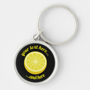 Halve Lemon Key Ring
