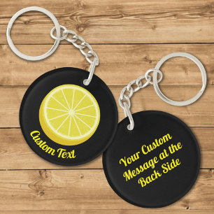 Halve Lemon Keychain