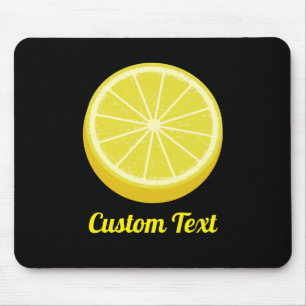 Halve Lemon Mouse Pad
