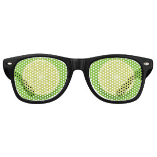 Halve Lime Retro Sunglasses