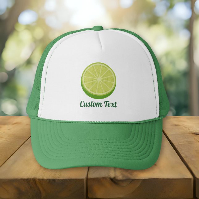 Halve Lime Trucker Hat (Creator Uploaded)