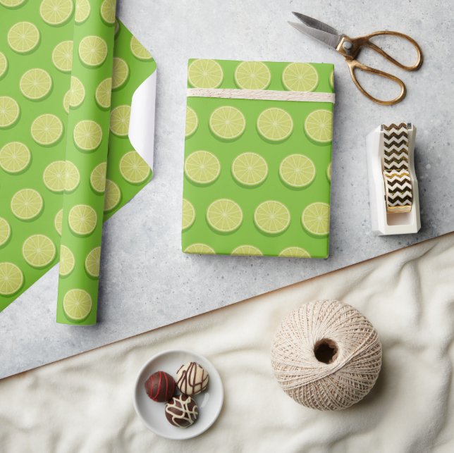 Halve Lime Wrapping Paper (Crafts)