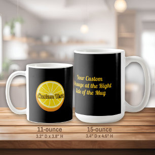 Halve Orange Coffee Mug