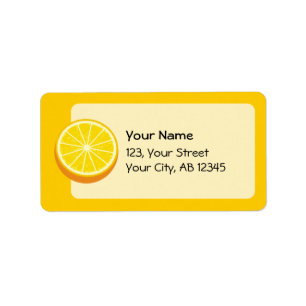 Halve Orange Label