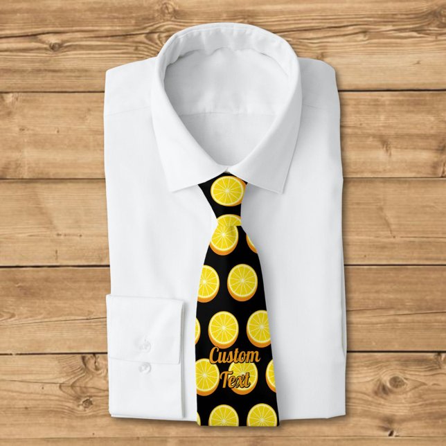 Halve Orange Pattern Tie (Creator Uploaded)
