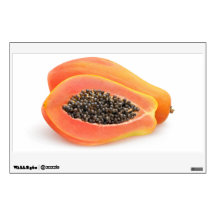 Halved papaya