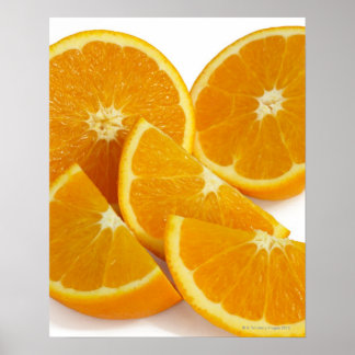 Halves and quarters of ripe, juicy, sweet poster