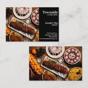 Ham And Sweets Catering Business Card