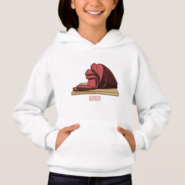 Ham cartoon illustration  (Front)