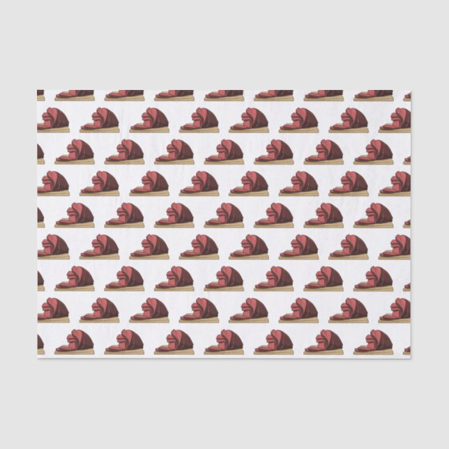 Ham cartoon illustration  tissue paper (Front)