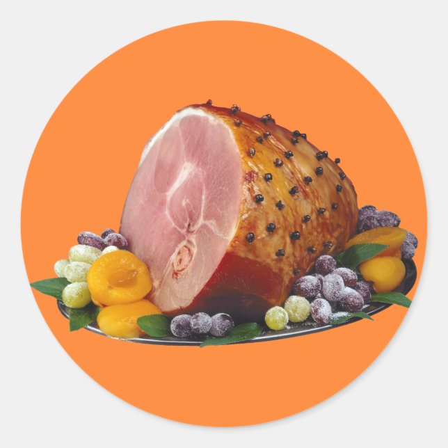 Ham Classic Round Sticker (Front)
