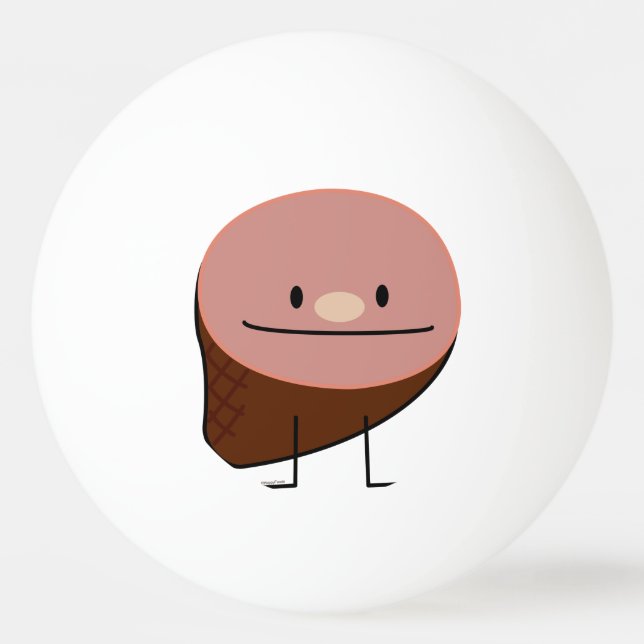 Ham holiday protein honey baked smoked pork ping pong ball (Front)