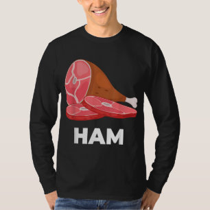 Ham Matching dishes food costumes Christmas thanks T-Shirt