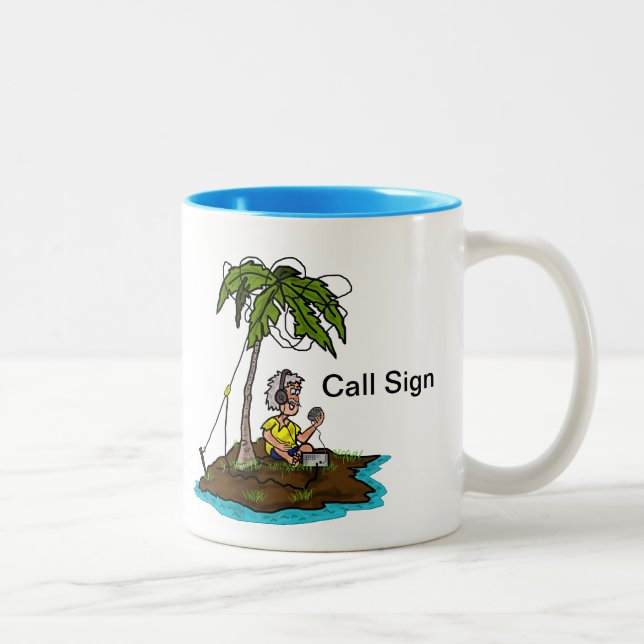 Ham on Island with Rig Mug  Customise It! (Right)