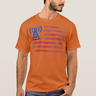 Ham Radio Amateur Operator Patriotic American T-Shirt
