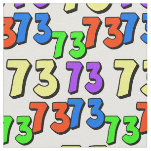 Ham Radio Colourful 73 Fabric