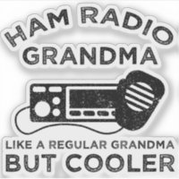 Ham Radio Grandma Like Regular Grandma But Cooler
