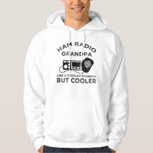 Ham Radio Grandpa Like Regular Grandpa But Cooler Hoodie