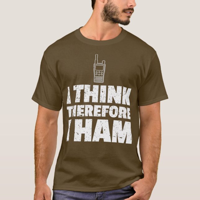 Ham Radio Humour Funny Joke Gift Shirt (Front)