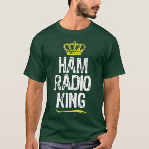 HAM Radio King Men Boys Amateur Operator Funny T-Shirt