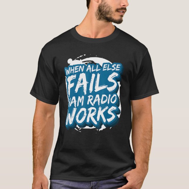 Ham Radio Operator Administrator Nerd  Amateur Rad T-Shirt (Front)