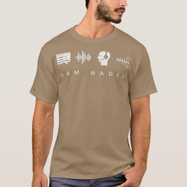 Ham Radio Operator Amateur Radio T-Shirt (Front)