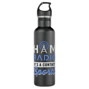 HAM Radio Operator Antenna Amateur Code Gift Idea 710 Ml Water Bottle
