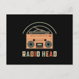 HAM Radio Operator Antenna Amateur Code Gift Idea Postcard