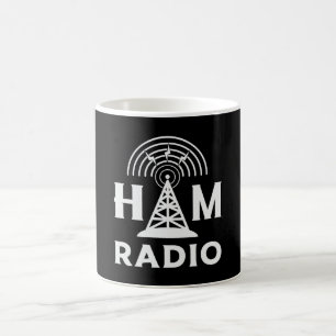 HAM Radio Operator Antenna Code Amateur Gift Idea Coffee Mug