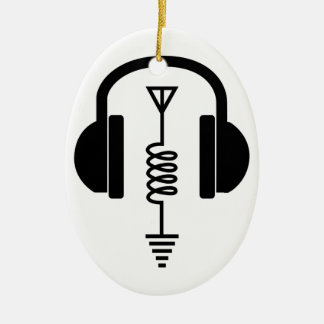 Ham Radio Operator Ceramic Tree Decoration