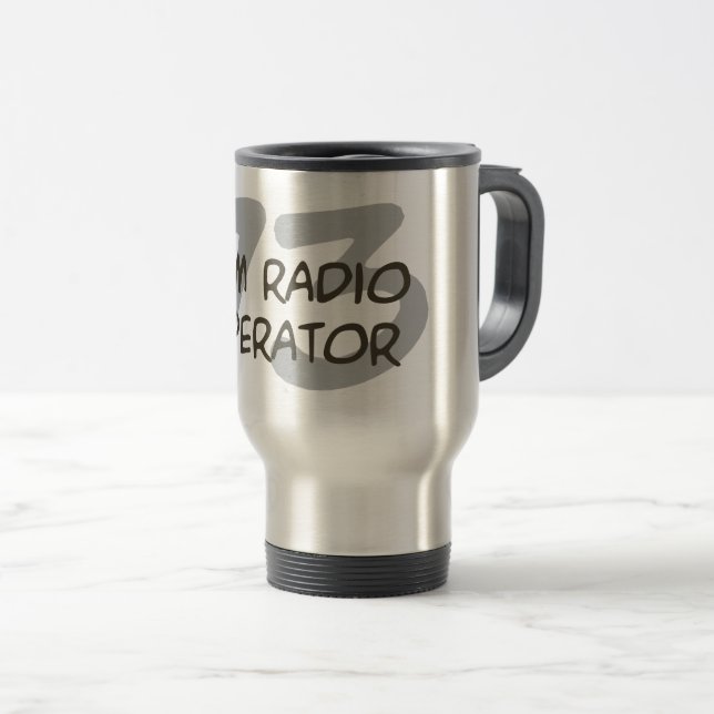 Ham Radio Travel Mug (Front Right)