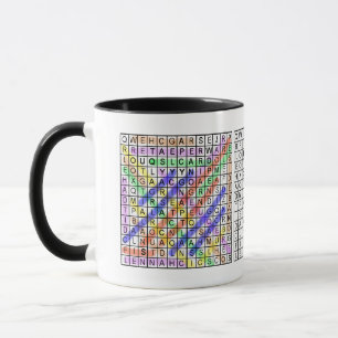 Ham Radio Word Find Mug