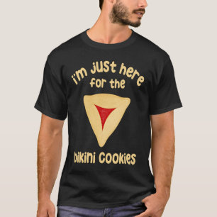 Hamantashen Just Here For The Bikini Cookies Purim T-Shirt