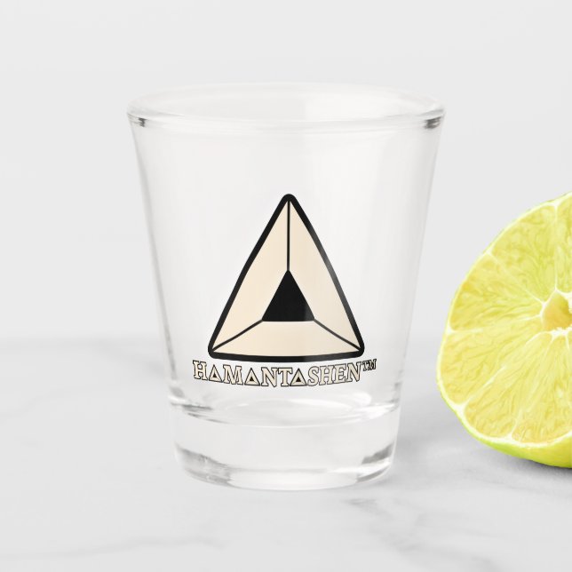 Hamantashen Shot Glass (Front)