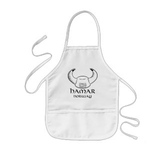 Hamar Norway Viking Hat Kids Apron