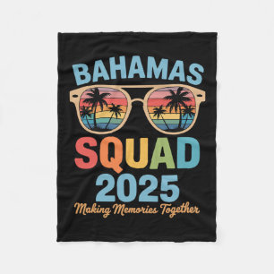 Hamas Vacation 2025 Squad Family Cruise Matching G Fleece Blanket