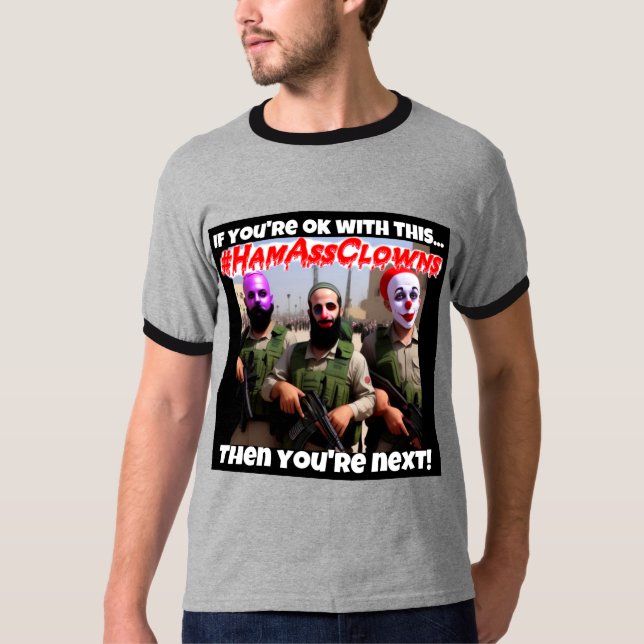 #HamAssClowns T-Shirt (Front)