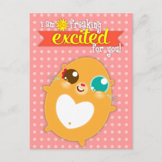 Hambiscuit - So Freaking Excited - Custom Postcard