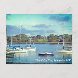 Hamble Le Rice Waters Edge Hampshire Postcard