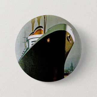 Hamburg-Amerika Line 6 Cm Round Badge