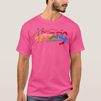 Hamburg City Graffiti Street Art Handstyle Germany T-Shirt