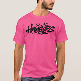 Hamburg City Graffiti Street Art Handstyle Germany T-Shirt