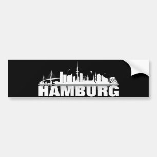 Hamburg City Skyline Autosticker / Sticker