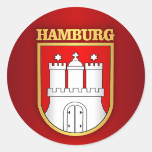 Hamburg COA Classic Round Sticker