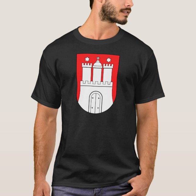 Hamburg coat of arms T-Shirt (Front)