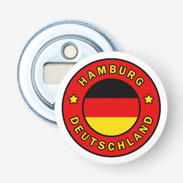 Hamburg Deutschland Bottle Opener (Front)