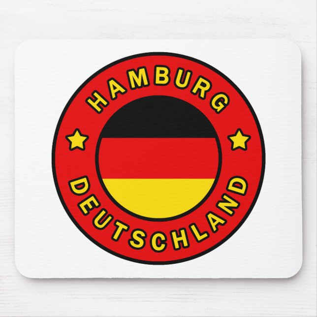 Hamburg Deutschland Mouse Pad (Front)
