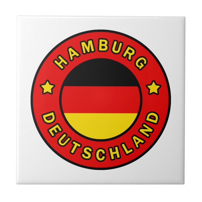 Hamburg Deutschland Tile (Front)